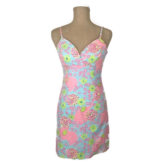Lilly Pulitzer Dresses & Skirts - Lilly Pulitzer Dress Elephant Print